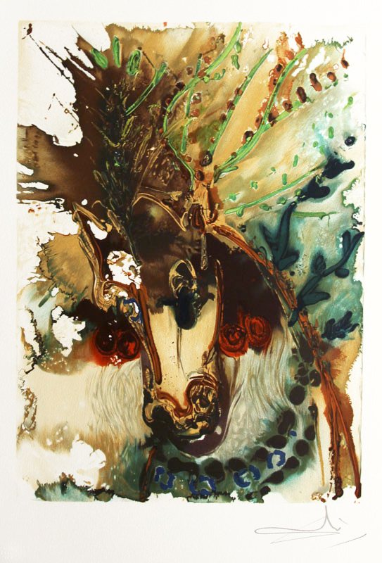 Bucephale by Salvador Dali, 1983