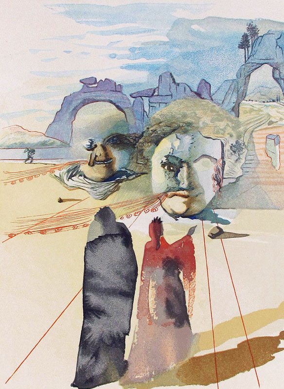 The Avaricious by Salvador Dali, 1963