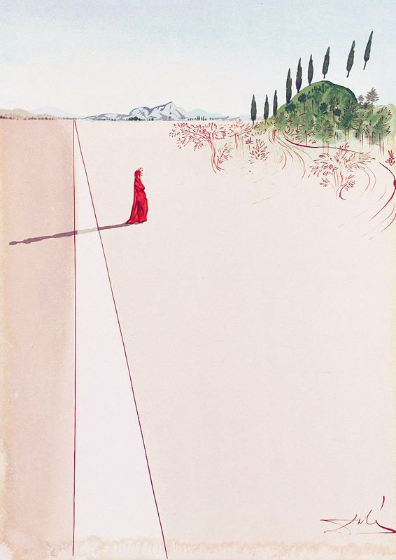 The Delightful Mount by Salvador Dali, 1963
