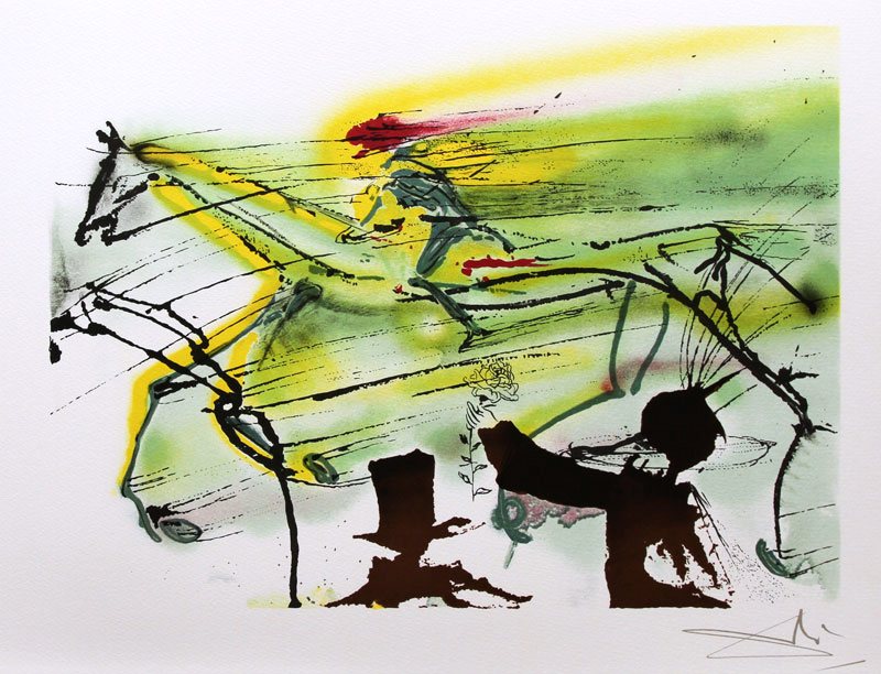 The Racehorse by Salvador Dali, 1983