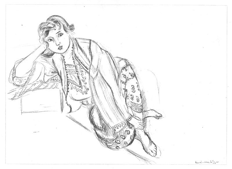 Portrait of a Woman L by Henri Matisse, 1920