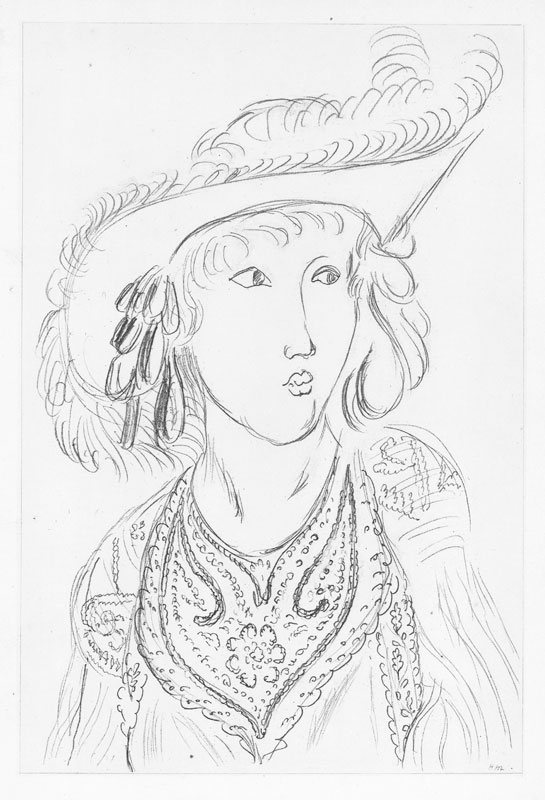 Portrait of a Woman XXXIV by Henri Matisse, 1920