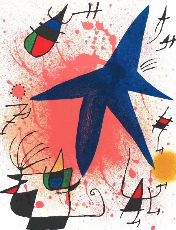 Composition I by Joan Miro, 1972
