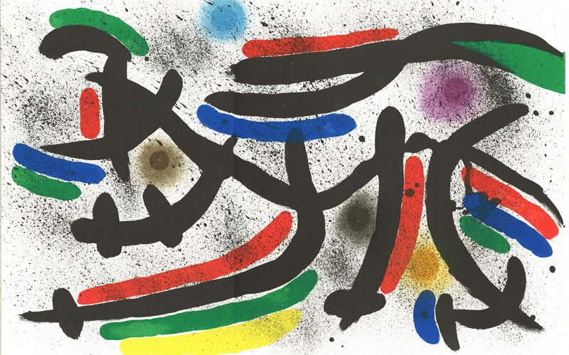 Composition IX by Joan Miro, 1972
