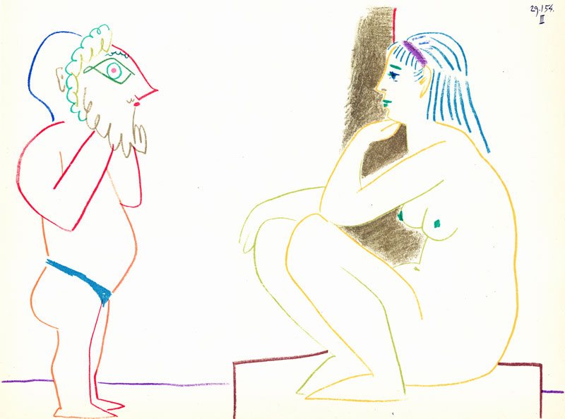 Admiration by Pablo Picasso, 1954