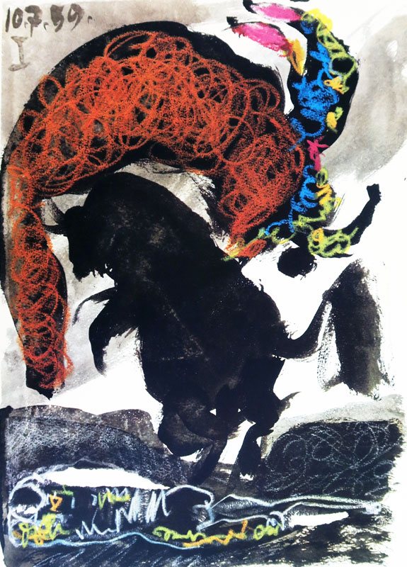The Bullfight by Pablo Picasso, 1961